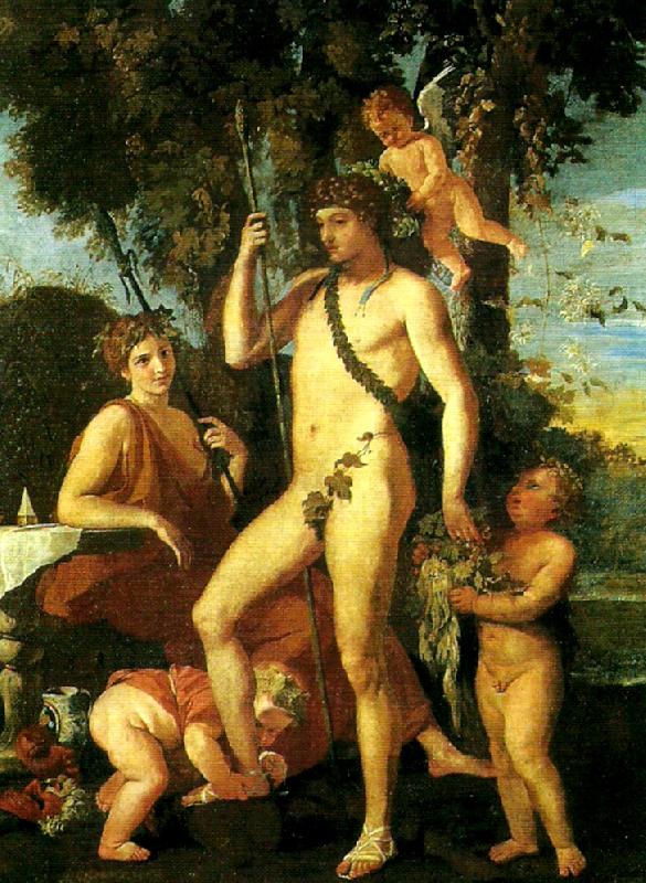 Nicolas Poussin bacchus-apollo oil painting picture